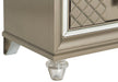 Loudon 2 Drawer Nightstand in Champagne Metallic 1515-4 - Furniture World SW (WA)