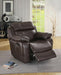 Marille Double Glider Reclining Chair in Brown - Furniture World SW (WA)