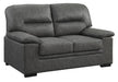 Michigan Loveseat in Dark Gray 9407DG-2 - Furniture World SW (WA)