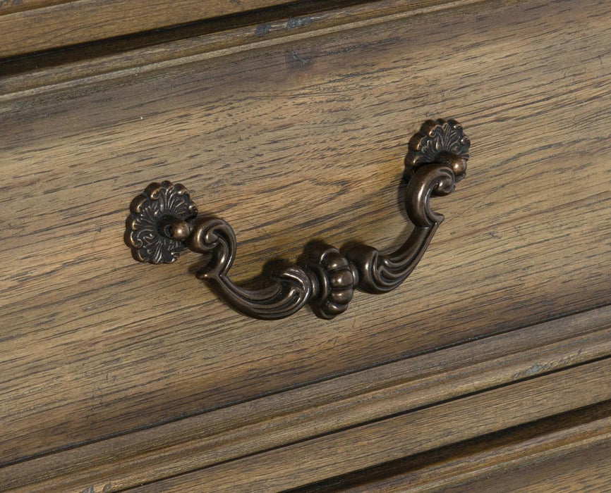 Rachelle 4 Drawer Chest in Weathered Pecan 1693-9 - Furniture World SW (WA)