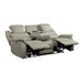 Shola Double Reclining Sofa in Gray - Furniture World SW (WA)