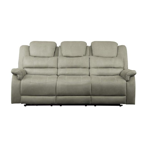 Shola Power Double Reclining Sofa in Gray image