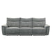 Tesoro Power Double Reclining Sofa w/ Power Headrests in Dark Gray 9509DG-3PWH image