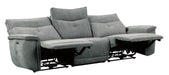 Tesoro Power Double Reclining Sofa w/ Power Headrests in Dark Gray 9509DG-3PWH - Furniture World SW (WA)