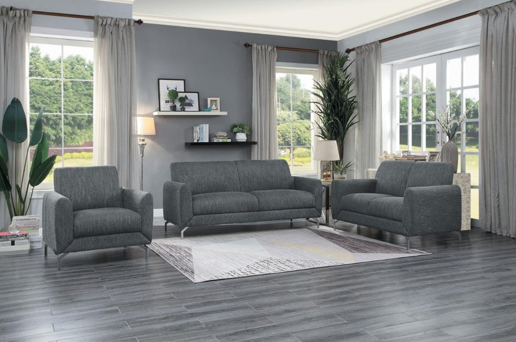 Venture Loveseat in Dark Gray - Furniture World SW (WA)