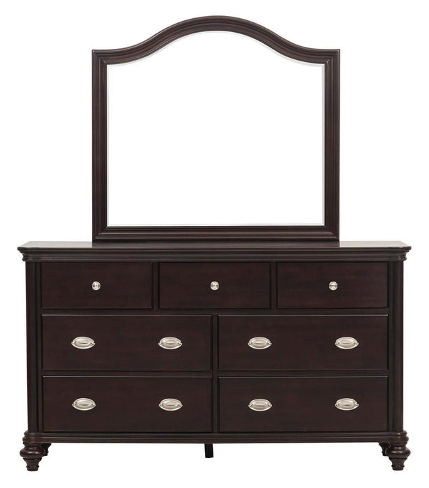 Marston Mirror in Dark Cherry 2615DC-6 - Furniture World SW (WA)