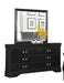 Mayville 6 Drawer Dresser in Black 2147BK-5 - Furniture World SW (WA)
