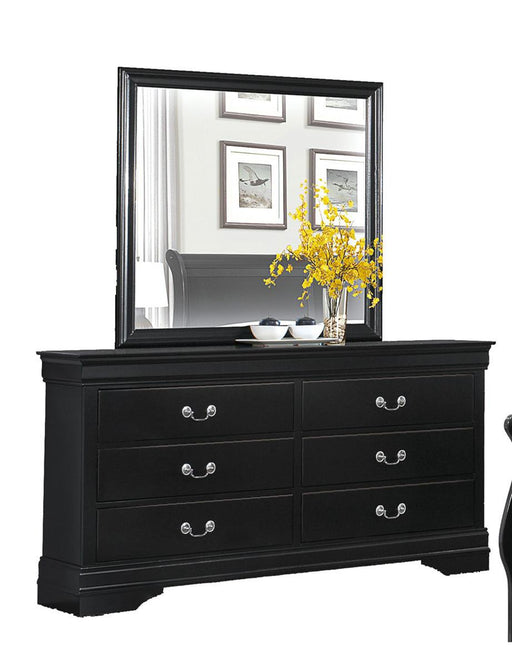 Mayville Mirror in Black 2147BK-6 - Furniture World SW (WA)