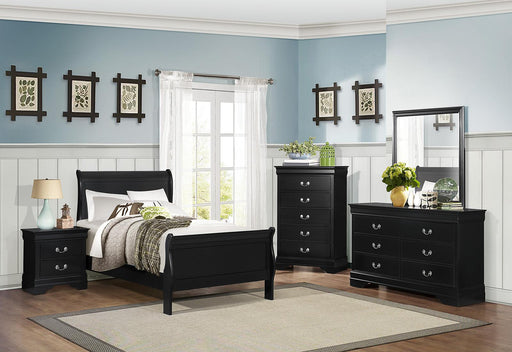 Mayville 5 Drawer Chest in Black 2147BK-9 - Furniture World SW (WA)