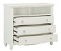 Meghan 3 Drawer Media Chest in White 2058WH-11 - Furniture World SW (WA)