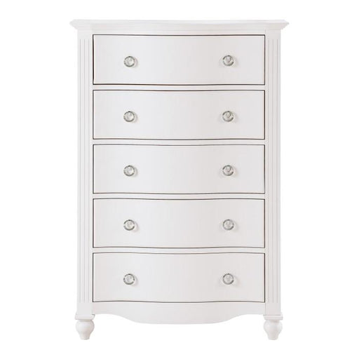 Meghan 5 Drawer Chest in White 2058WH-9 image