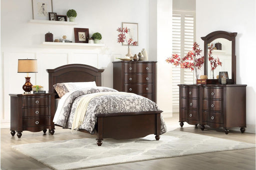 Meghan Full Panel Bed in Espresso - Furniture World SW (WA)