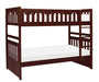 Rowe Twin/Twin Bunk Bed in Dark Cherry B2013DC-1 - Furniture World SW (WA)