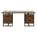Sedley Writing Desk with Two Cabinets in Walnut 5415RF-15 image