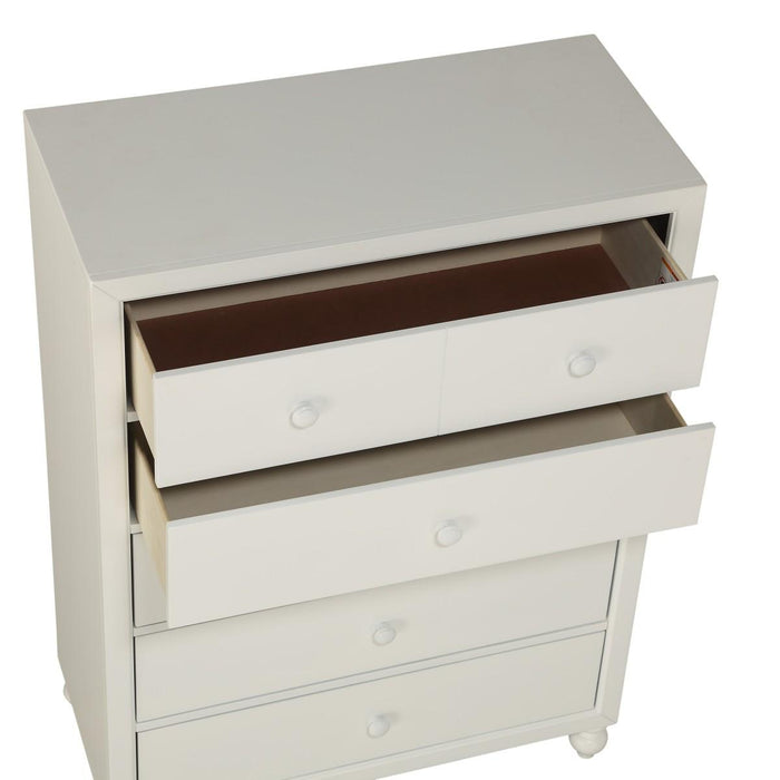 Wellsummer 6 Drawer Dresser in White 1803W-5 - Furniture World SW (WA)