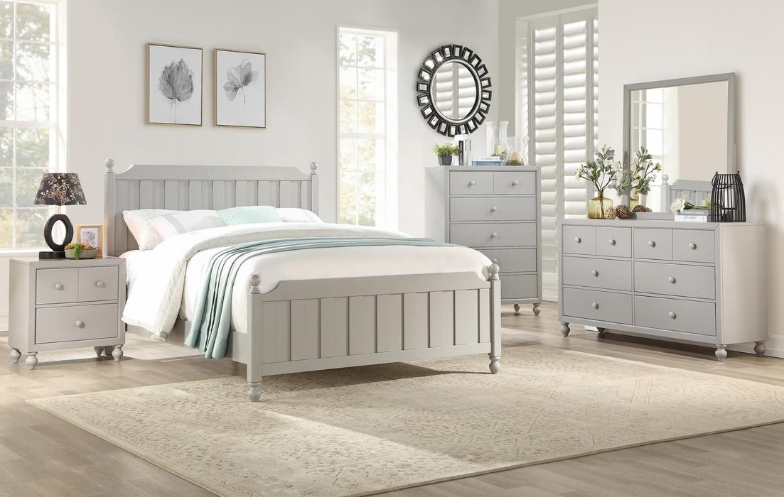 Wellsummer 6 Drawer Dresser in Gray 1803GY-5 - Furniture World SW (WA)