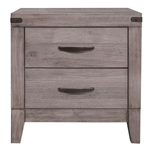 Woodrow 2 Drawer Nightstand in Gray 2042-4 image