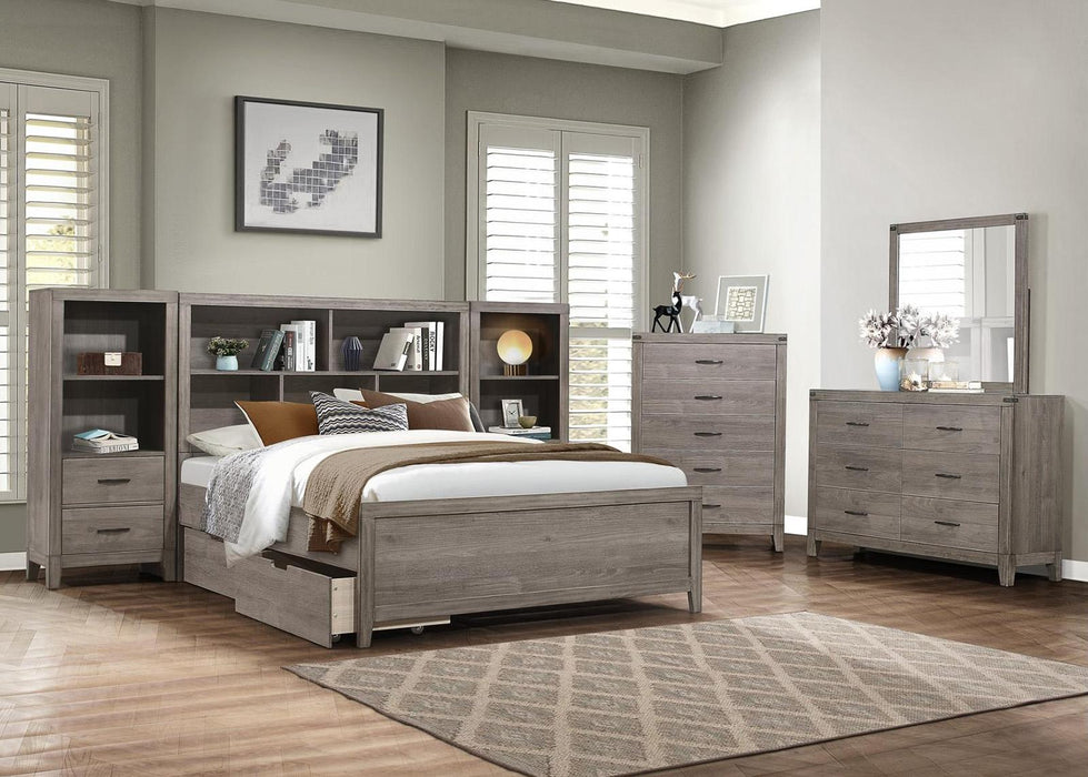 Woodrow Twin Platform Bed in Gray 2042NBT-1 - Furniture World SW (WA)