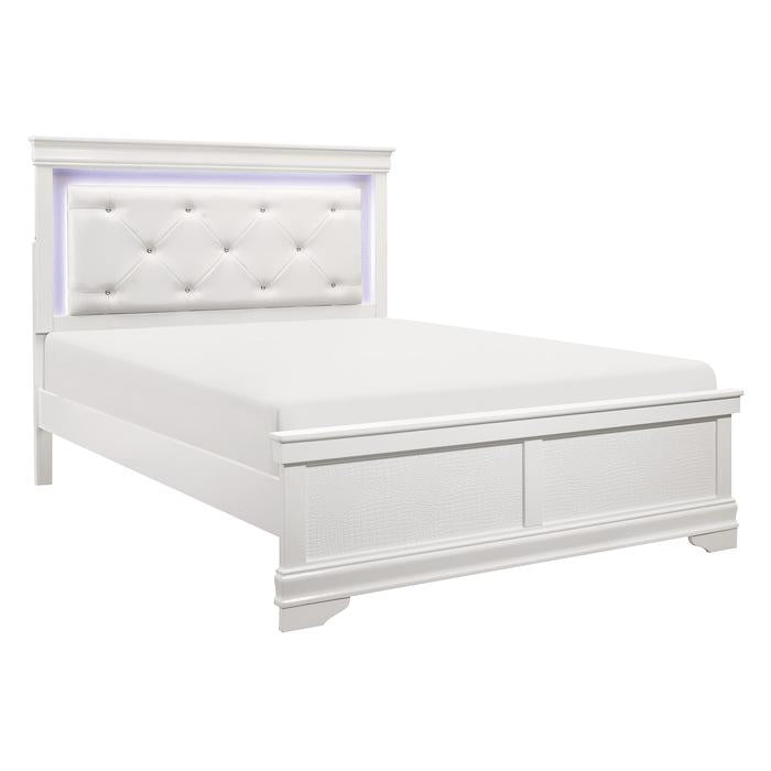 Lana (2) California King Bed with LED Lighting