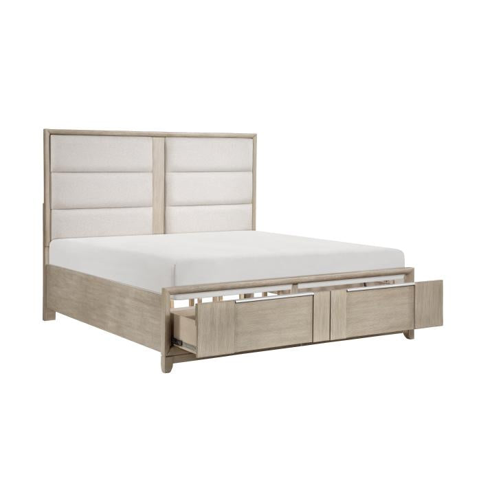 McKewen (3) Queen Platform Bed with Footboard Storage - Furniture World SW (WA)