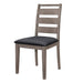Woodrow Side Chair, Black PU - Furniture World SW (WA)