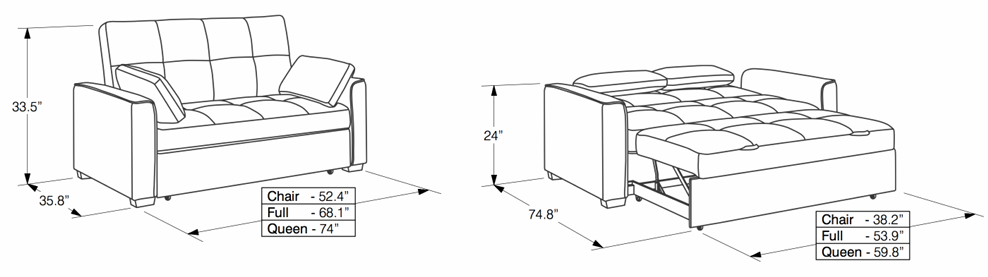 Night and Day Nantucket Twin Sofa Sleeper