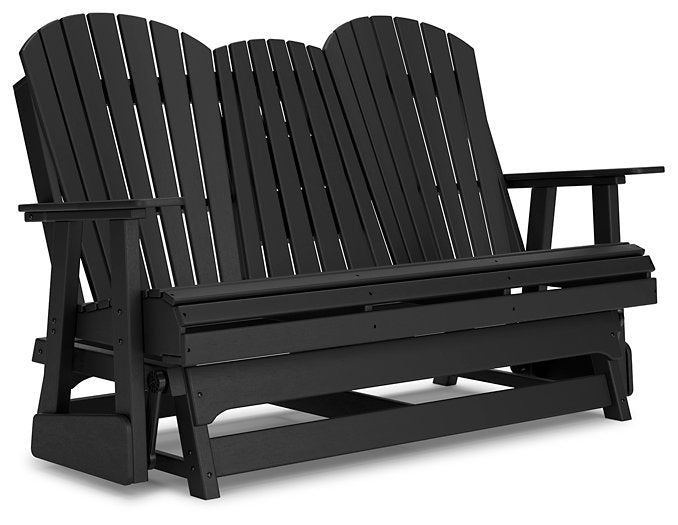 Hyland wave Outdoor Glider Loveseat - Furniture World SW (WA)