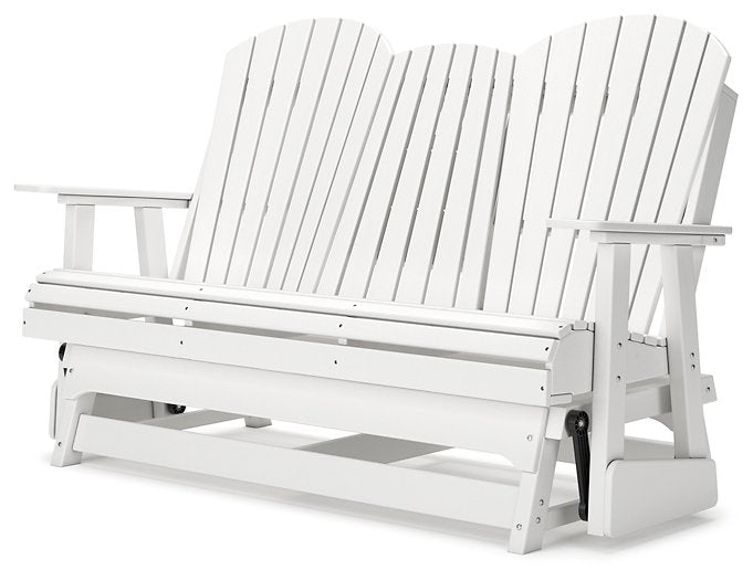 Hyland wave Outdoor Glider Loveseat - Furniture World SW (WA)