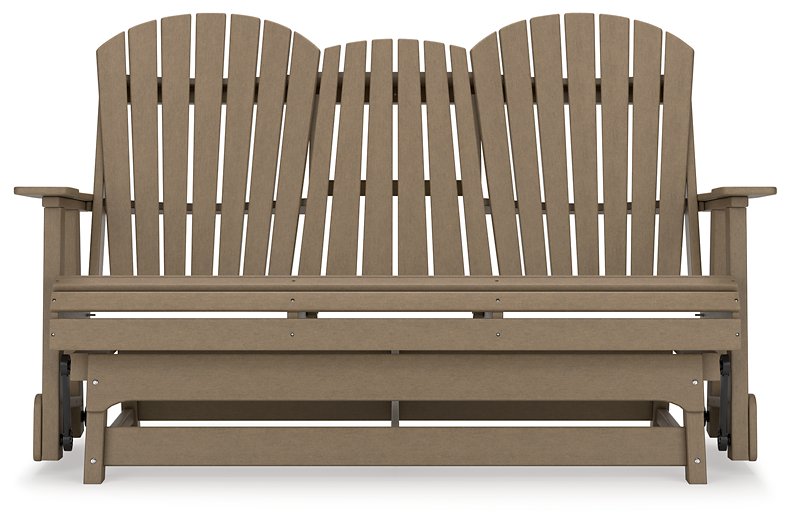 Hyland wave Outdoor Glider Loveseat - Furniture World SW (WA)