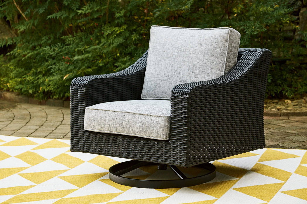 Beachcroft Outdoor Swivel Lounge with Cushion - Furniture World SW (WA)