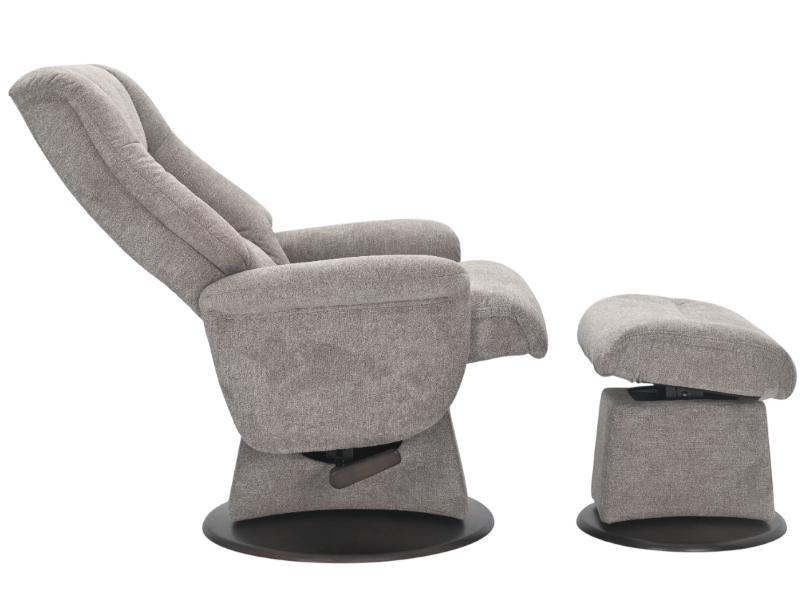 Peace - Stressless Glider Recliner with Ottoman by Benchmaster - Furniture World SW (WA)