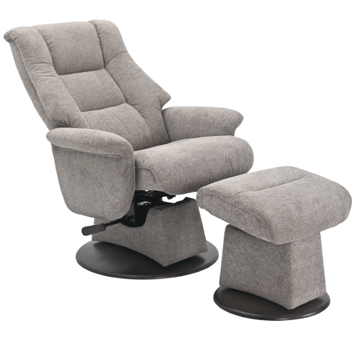 Peace - Stressless Glider Recliner with Ottoman by Benchmaster - Furniture World SW (WA)