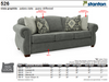 Stanton 526 Sofa - Shown in Vista Graphite - Furniture World SW (WA)