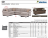 Stanton 551 Sofa - Shown in Campus Latte - Furniture World SW (WA)