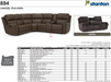 Stanton 894 Sofa – Shown in Cassidy Chocolate - Furniture World SW (WA)