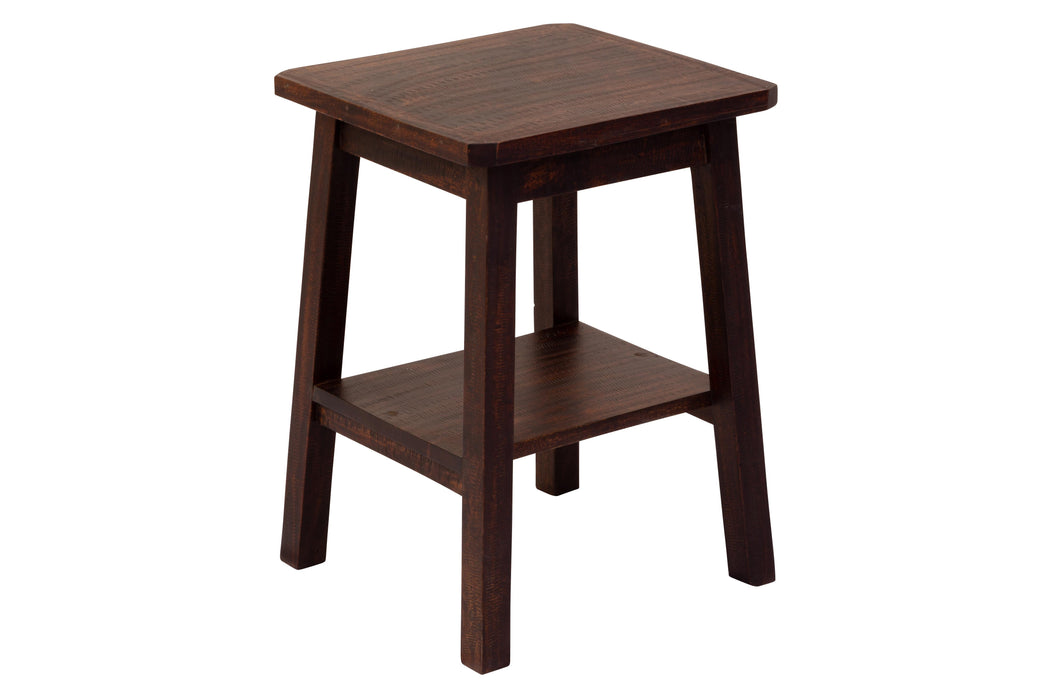 MARKS END TABLE W/ SHELF image