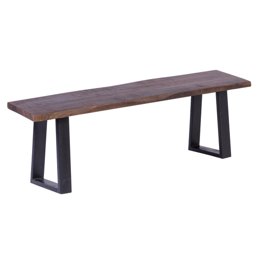 CROSSOVER ESPRESSO BENCH TRAPAZOID BASE image