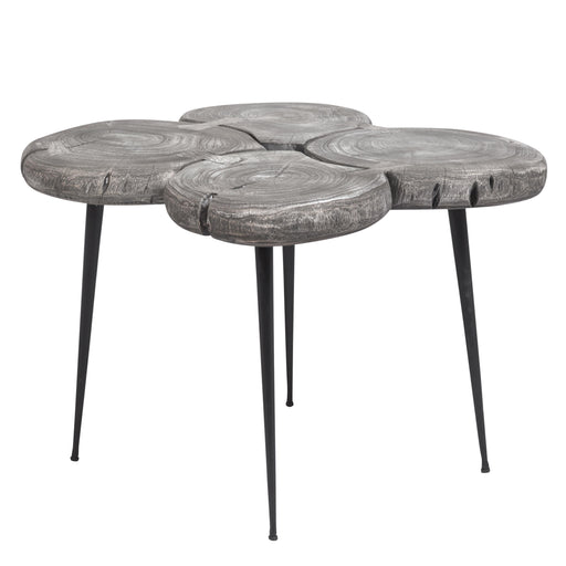 MOLALLA GRAY 4 LOG END TABLE image
