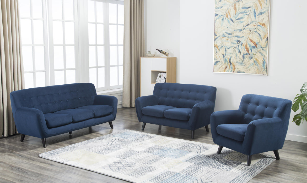 EDIE U3027 SOFA BLUE - Furniture World SW (WA)