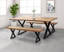 MANZANITA NATURAL DINING X BASE - Furniture World SW (WA)