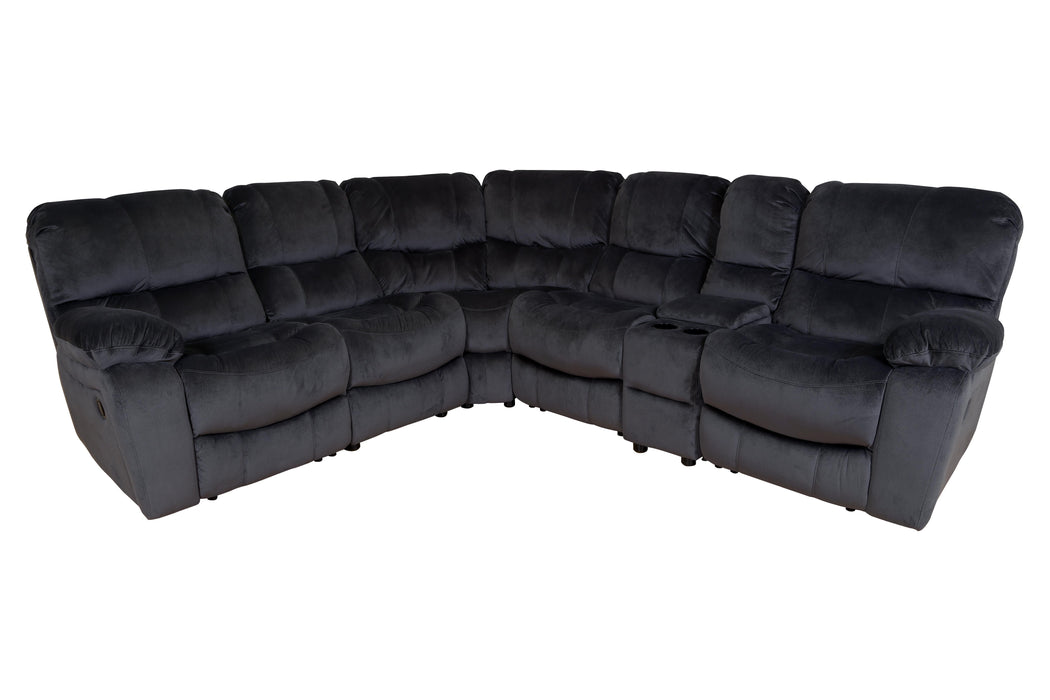 RAMSEY M6054 6 PC SECTIONAL W/ 2 ARMLESS CHAIRS