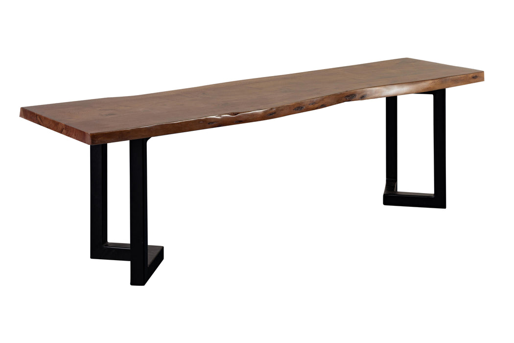 MANZANITA WALNUT BENCH INVERT V BASE image