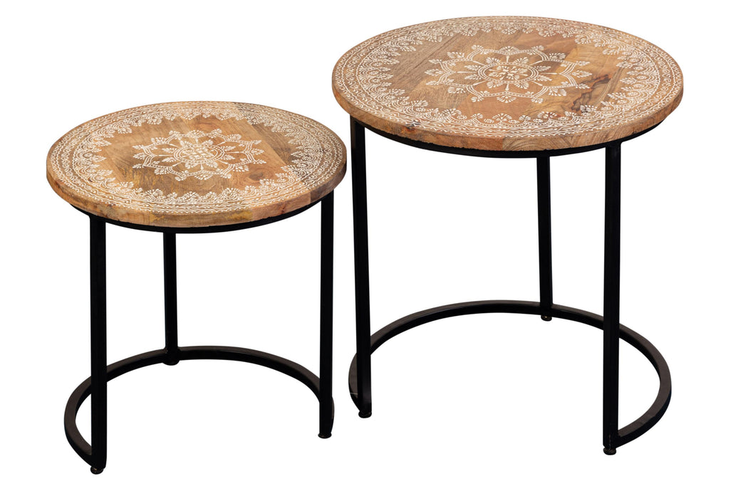 MEHENDI NESTING TABLES image