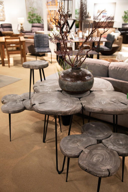 MOLALLA GRAY 6 LOG COFFEE - Furniture World SW (WA)