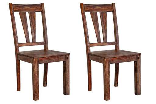 KALISPELL WOODEN CHAIR HARVEST 2PC image