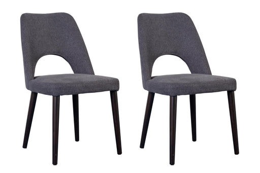 PRATO GRAY DINING CHAIR 2PC image