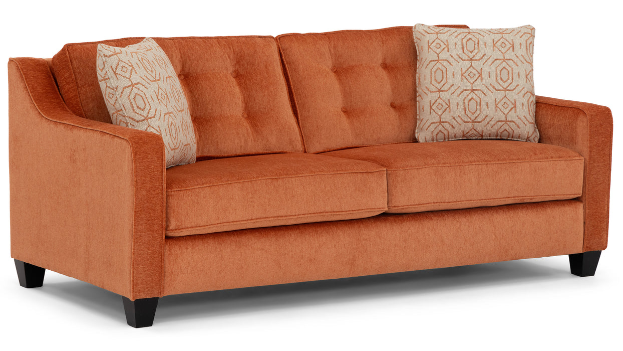 Stanton 177 Sofa - Shown in Lush Papaya