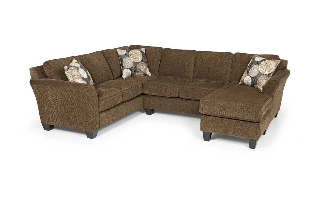 Stanton 184 Sectional - Shown in Brinkley Tobacco