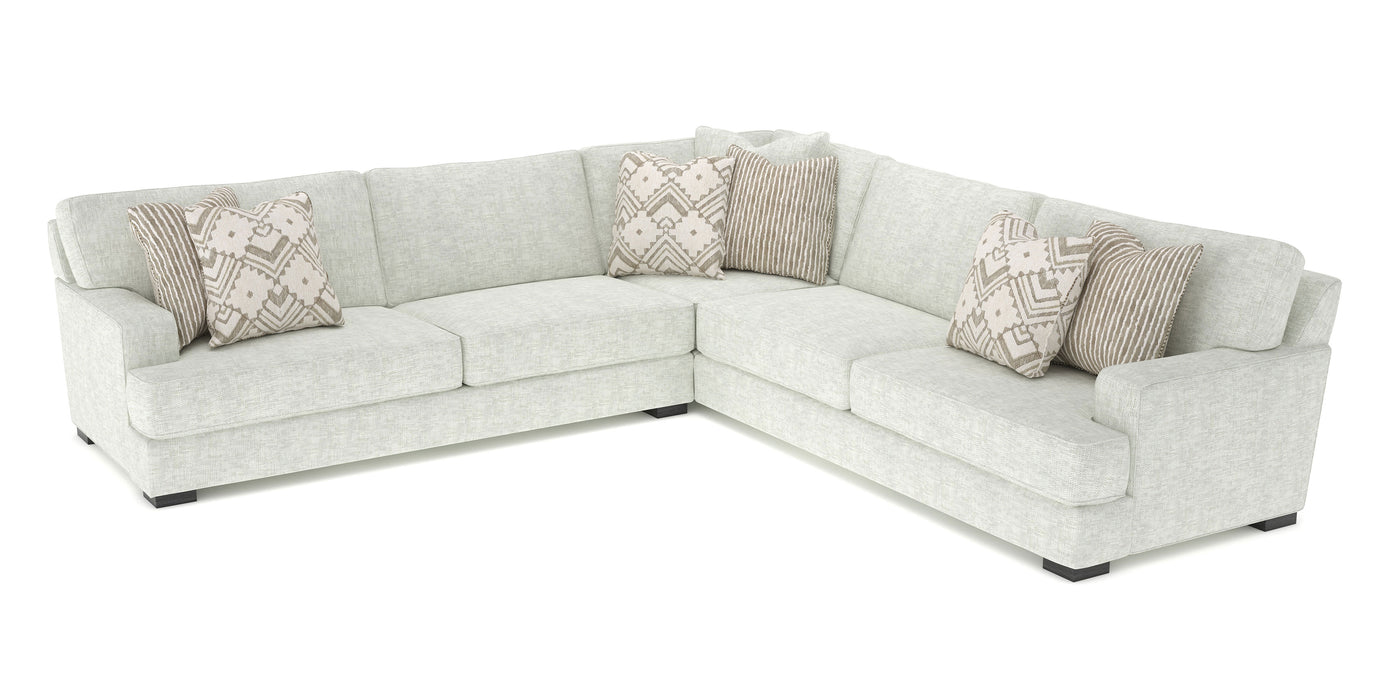Stanton Furniture 575 Sectional - Shown in Polar Fossil