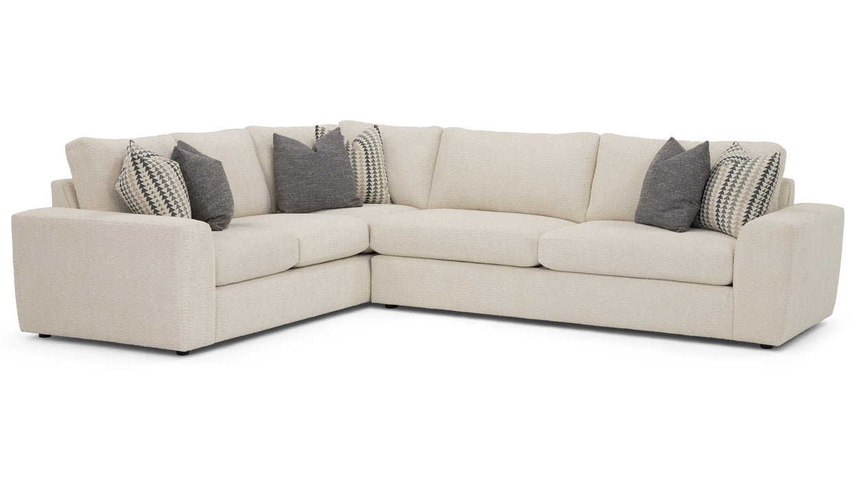 Stanton 607 Sectional - Shown in Dominator Cream - Furniture World SW (WA)